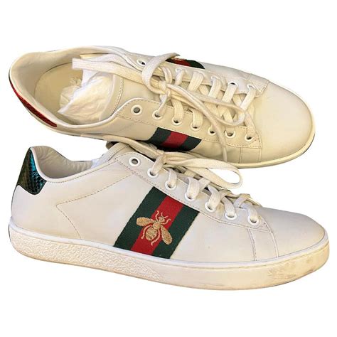 gucci trainers bee ebay|Gucci bee trainers women's.